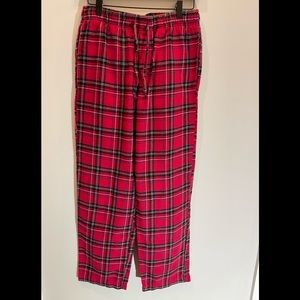 Croft & barrow red plaid small sleep pants